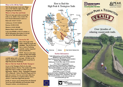 high peak trail leaflet
